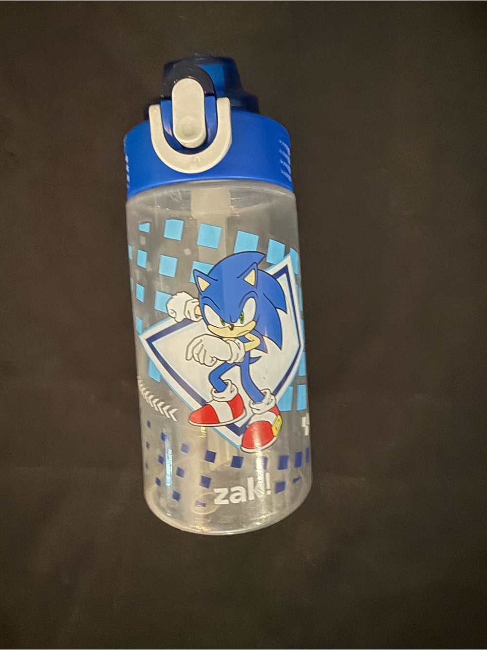 Sonic The Hedgehog Blue Kids Sports Water Bottle by Zak!